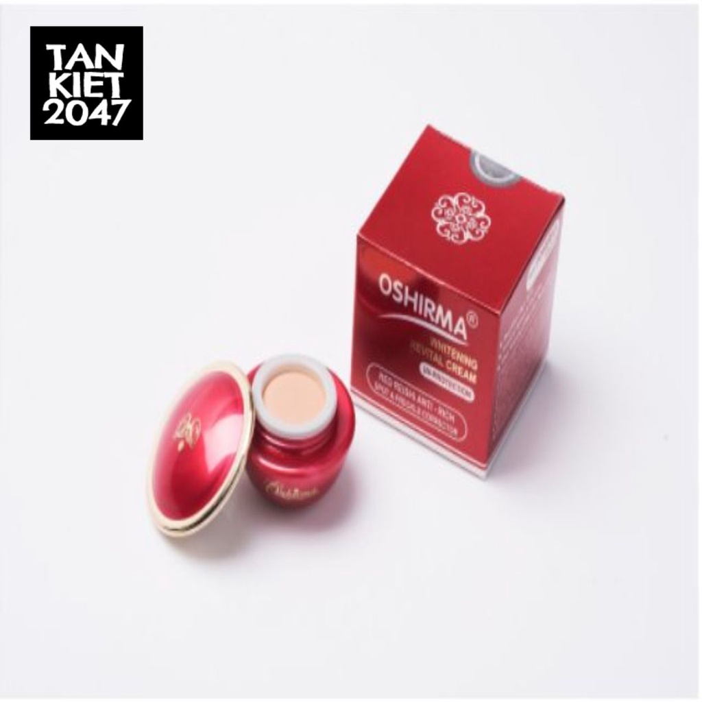 Kem Nén OSHIRMA Linh Chi Đỏ Dưỡng Trắng Chống Nắng 10gr