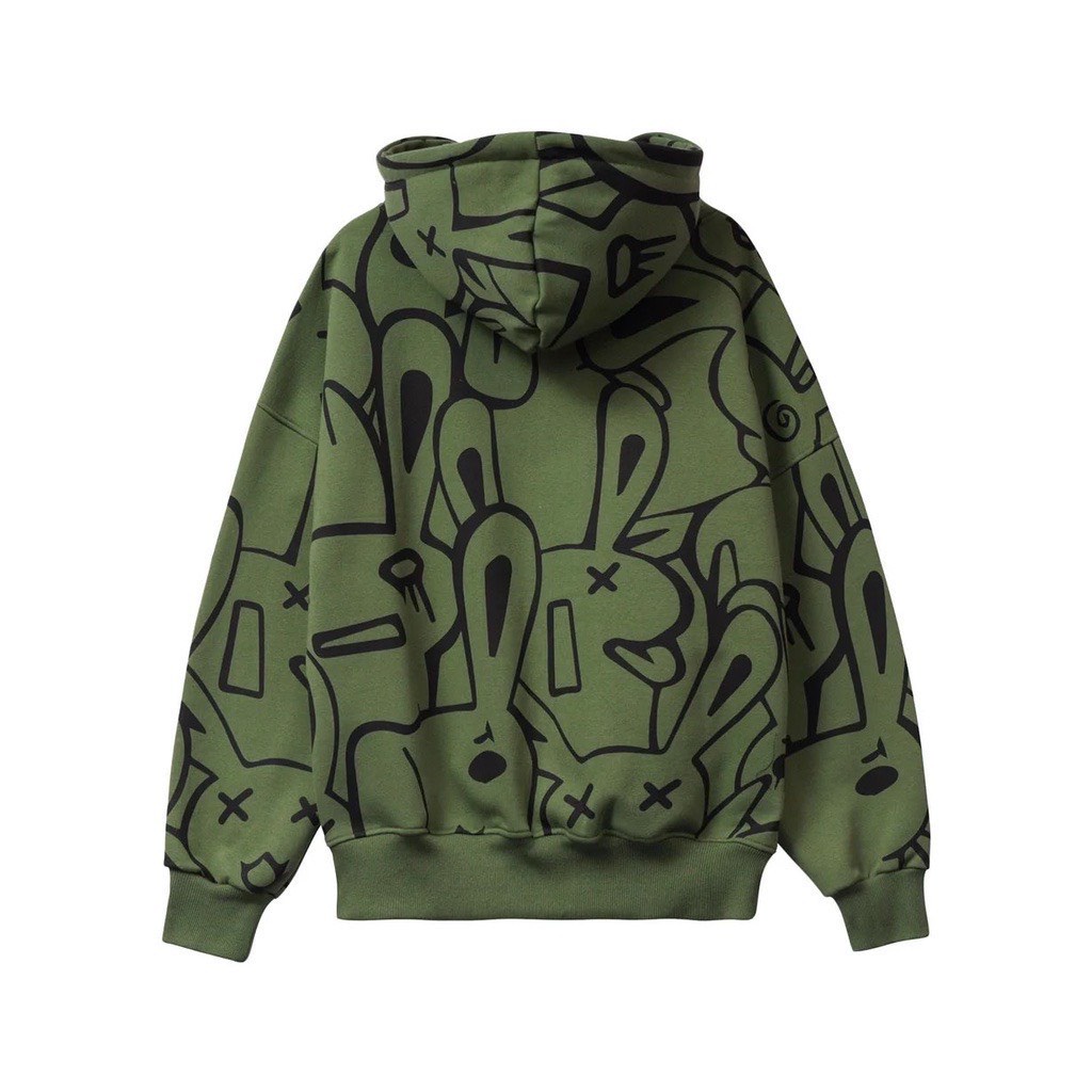 Áo Hoodie BAD RABBIT Mũ Trùm Form Unisex Vải Nỉ Cao Cấp