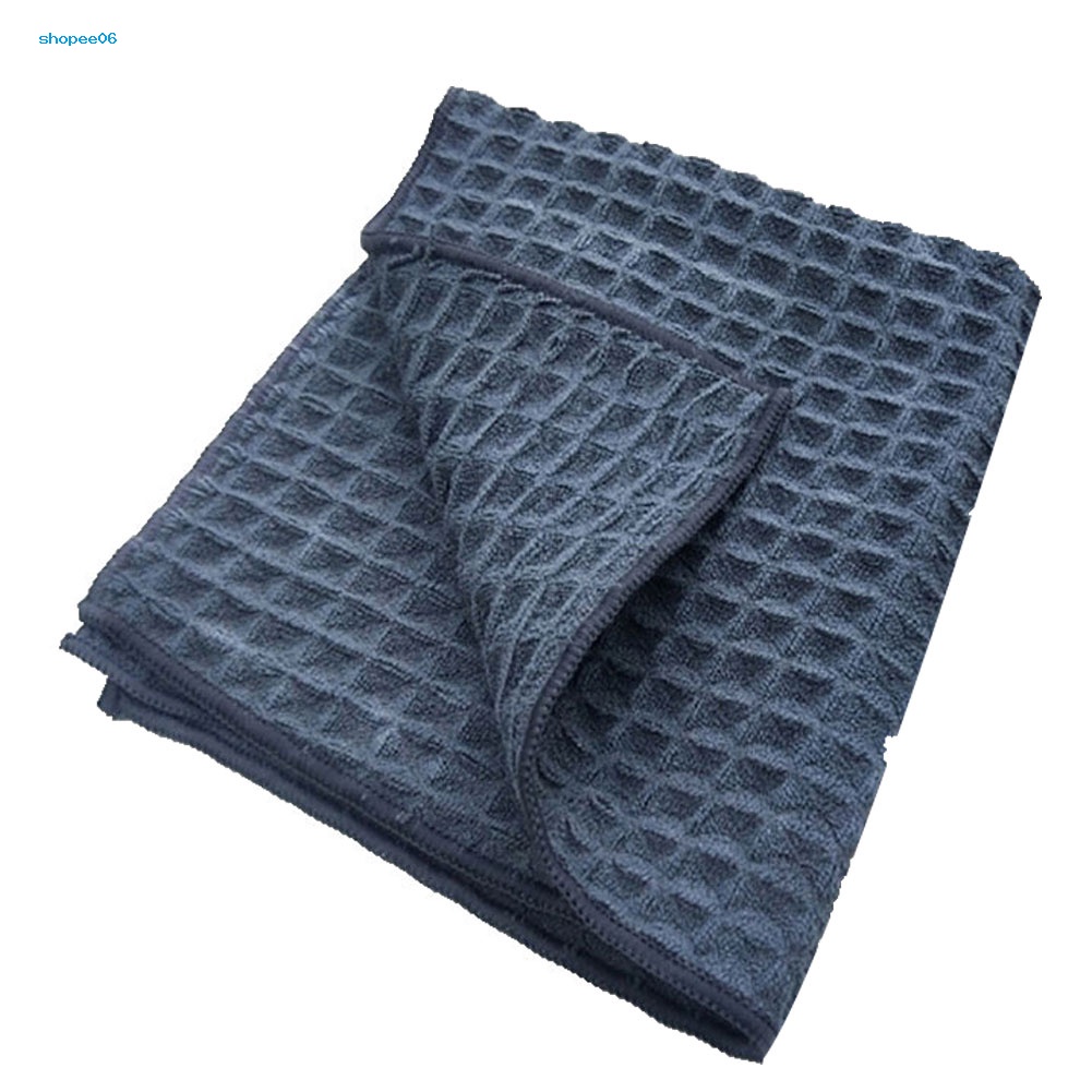 Khăn Lau Xe Hơi Hình Vuông Bằng Sợi Microfiber