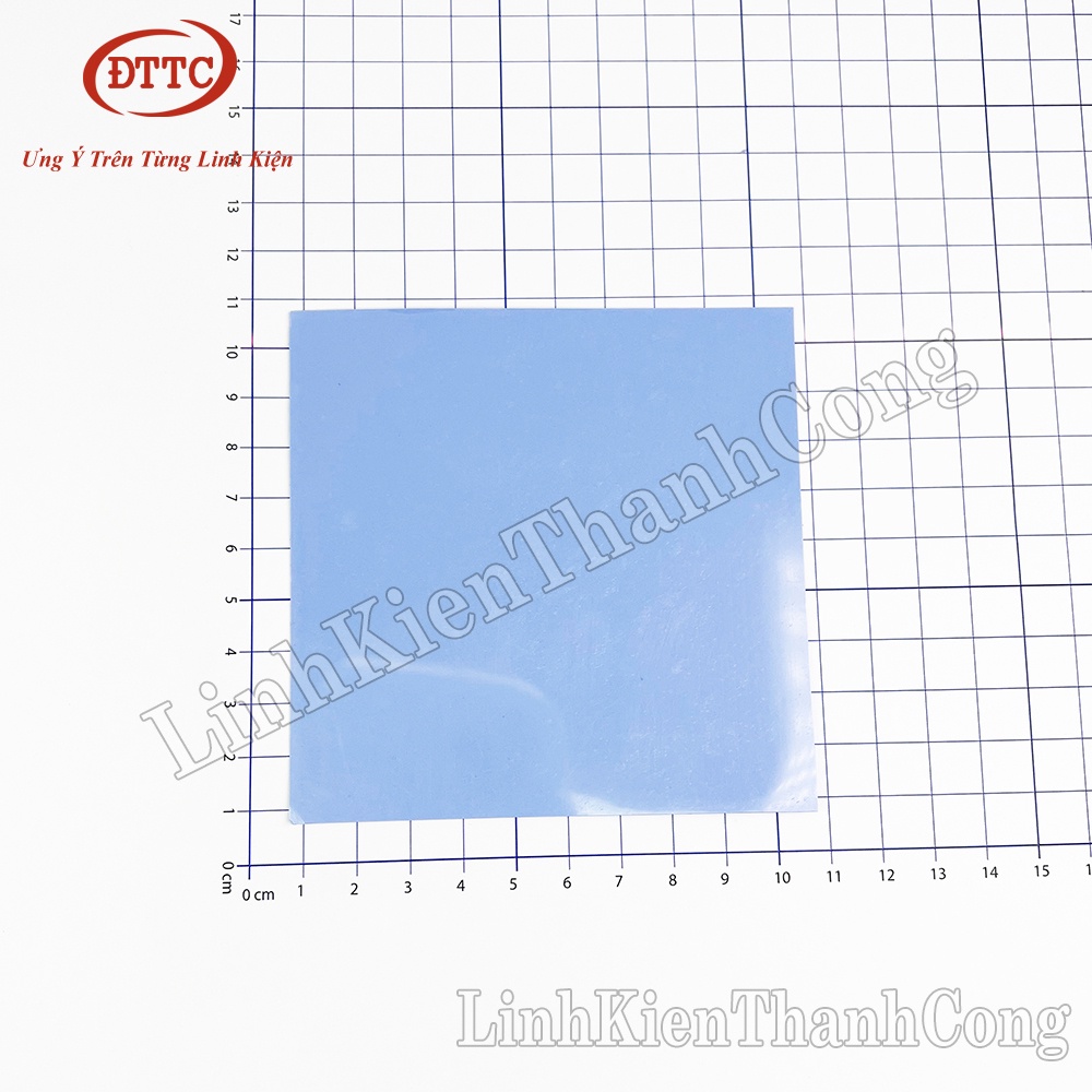 Miếng Tản Nhiệt Thermal Pad 10x10cm Loại Tốt Dày 0.3mm, 0.5mm, 1mm, 1.5mm, 2mm, 3mm