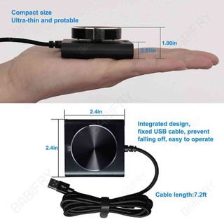 Nút điều chỉnh âm lượng cho loa máy tính cổng usb màu đen