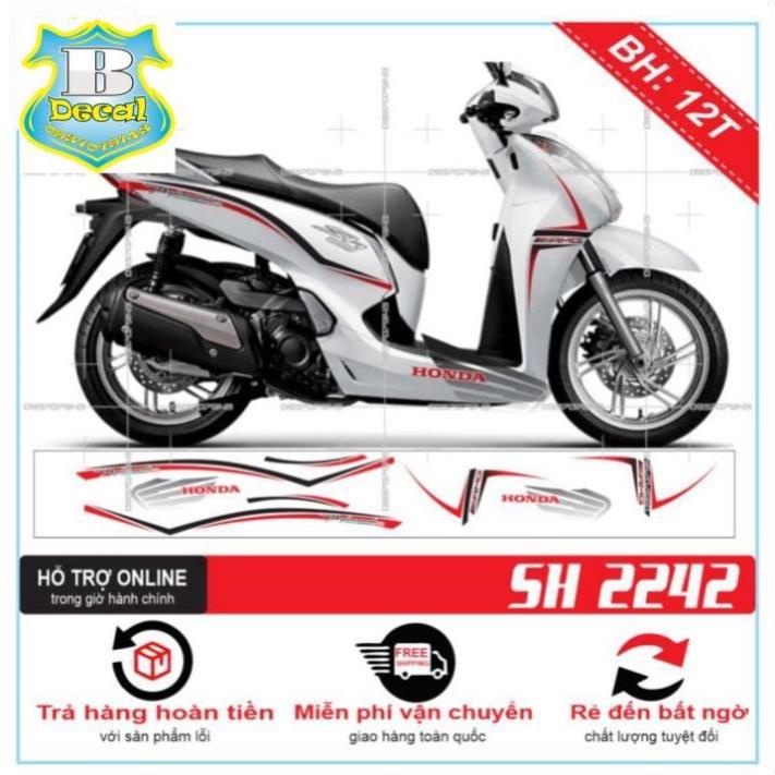 FREE SHIP + SALE SỐC +DECAL PVC 5 LỚP CHẤT LƯỢNG CAO Tem rời SH 300i AMG [Bi Decal]