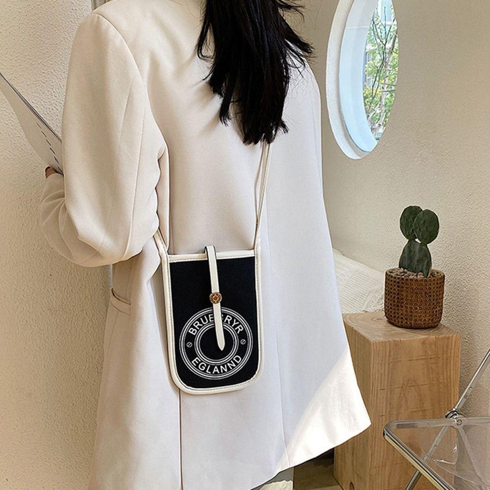 Mxbeauty túi đựng điện thoại di động túi đeo vai thời trang dễ thương túi messenger nhỏ quai dài túi vải nhỏ túi xách nữ