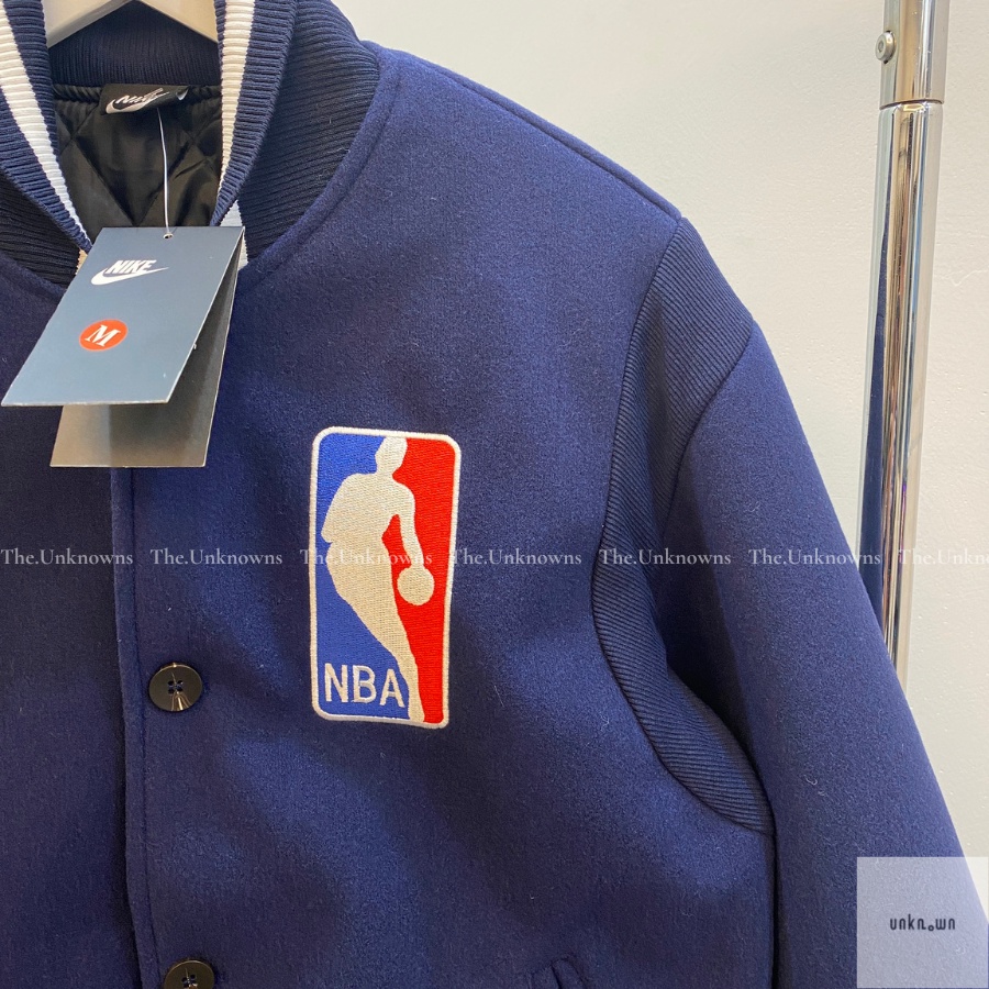 👑👑-Áo Khoác Jacket -N!KETEAM 31 COURTSIDE DESTROYER,Áo Varsity N!ke x N.BA trần bông cao cấp
