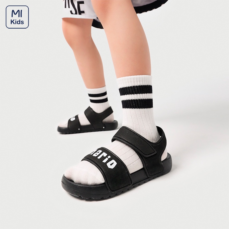 Giày Sandal Quai Ngang Cho Bé MiKids, Êm Chân, Chống Trơn Trượt, Phong Cách Dễ Thương Cho Bé 1 Đến 12 Tuổi – S004