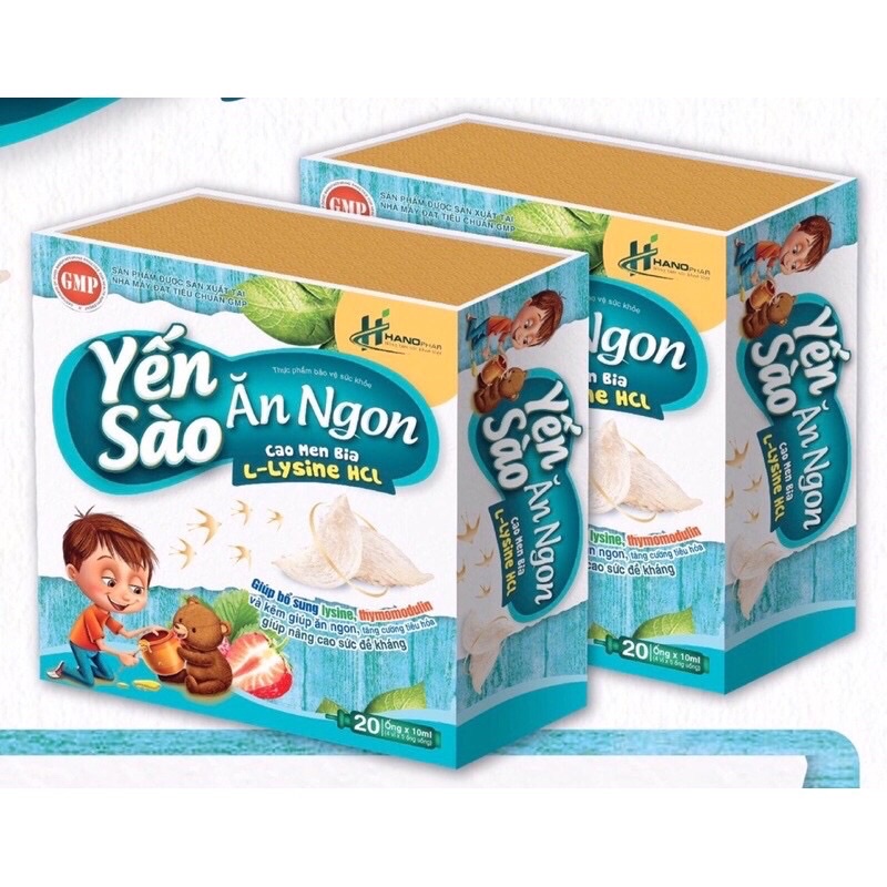 YẾN SÀO ĂN NGON CAO MEN BIA L-LYSIN HCL - GIÚP TRẺ ĂN NGON TĂNG ĐỀ KHÁNG