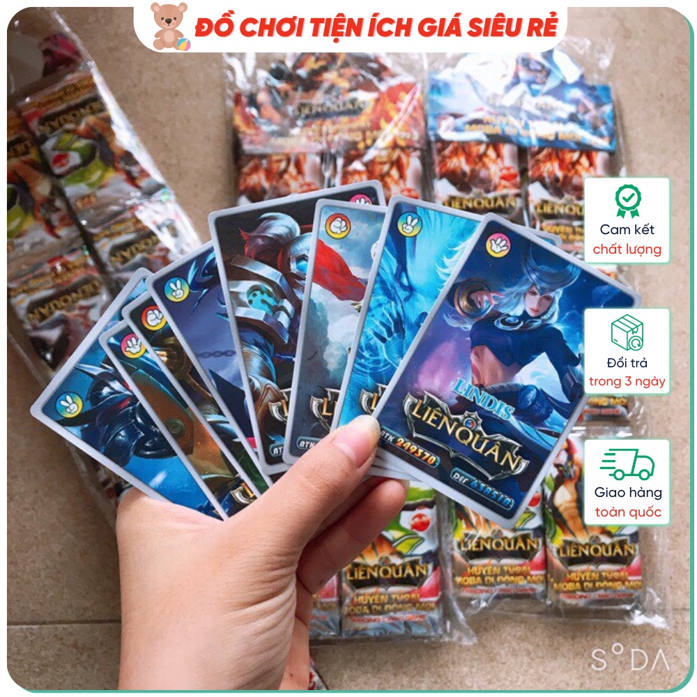 Gói thẻ bài liên quân 💥 SIÊU HOT 💥 Đồ chơi thẻ bài mô hình dây ảnh liên quân nhiều mẫu mã hình ảnh các tướng