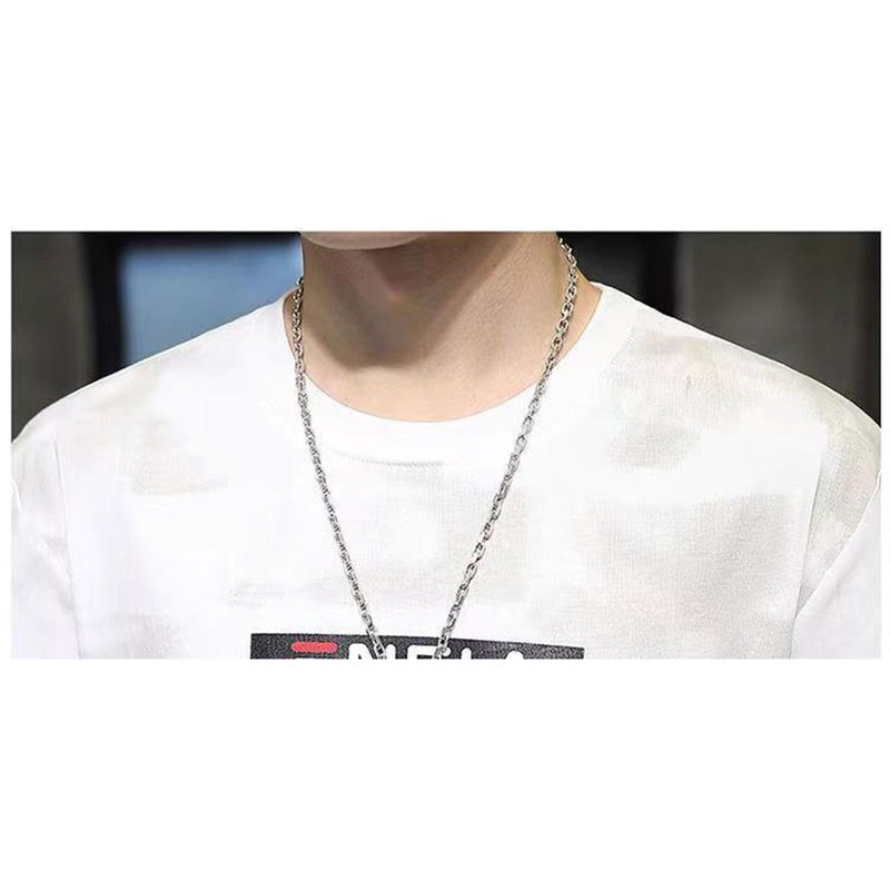 Áo Thun Tay Ngắn Cổ Tròn Dáng Rộng In Họa Tiết Thời Trang Mùa Hè Phong Cách Hàn Quốc Cho Nam