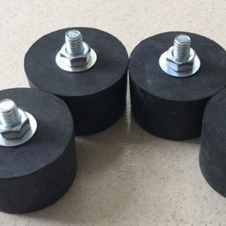 Combo 4 Cao su chống rung máy đầm là đầm thước chiều dài 4cm, đế cao su giảm chấn chống rung, cục cao su chống rung
