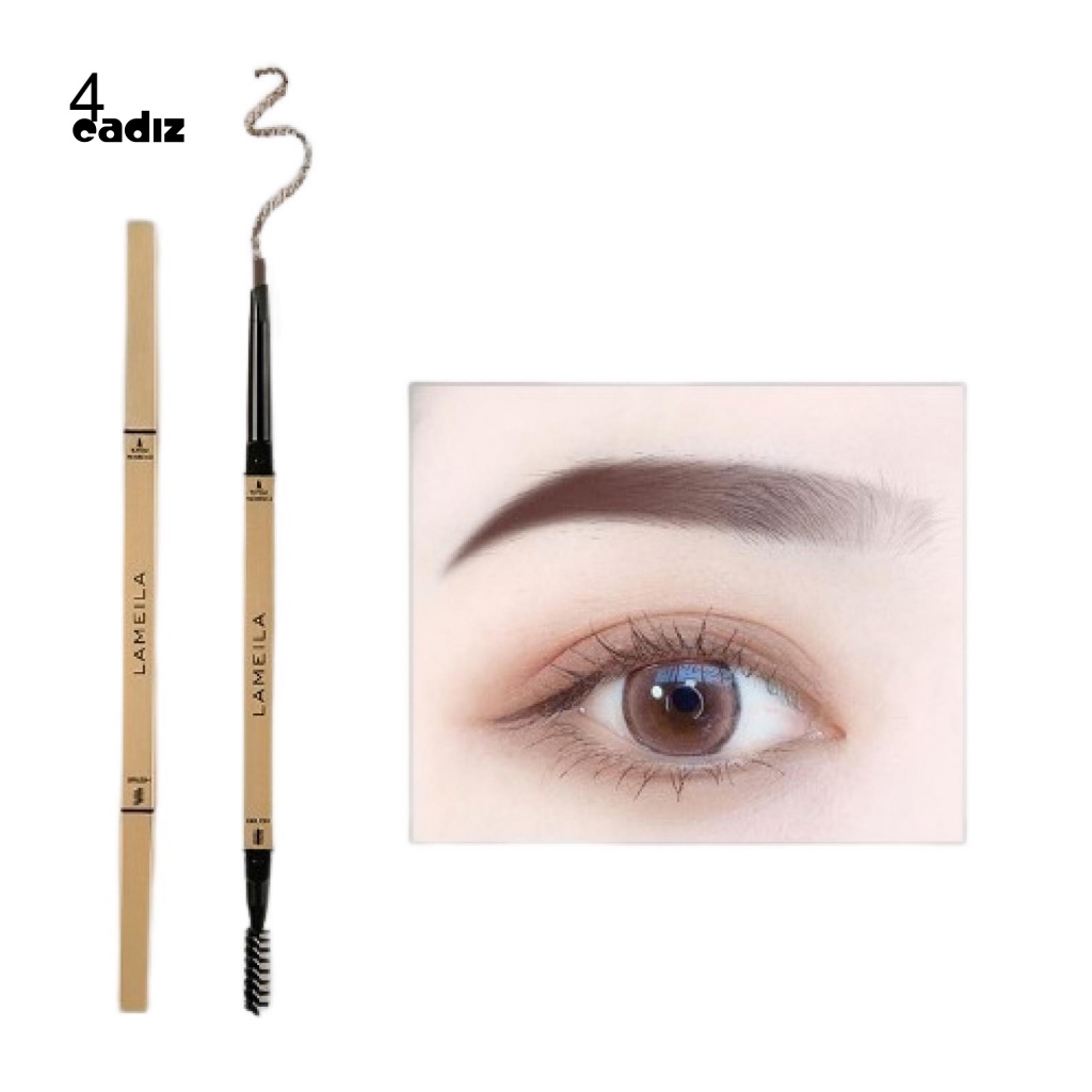 Bút Kẻ Lông Mày 3D Hai Đầu 0.1g Chống Thấm Nước Trang Điểm Dự Tiệc