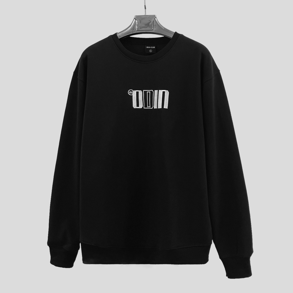 Áo Sweater Oversize ODIN CLUB Icon, Áo ni dài tay nam nữ form rộng, Local Brand ODIN CLUB