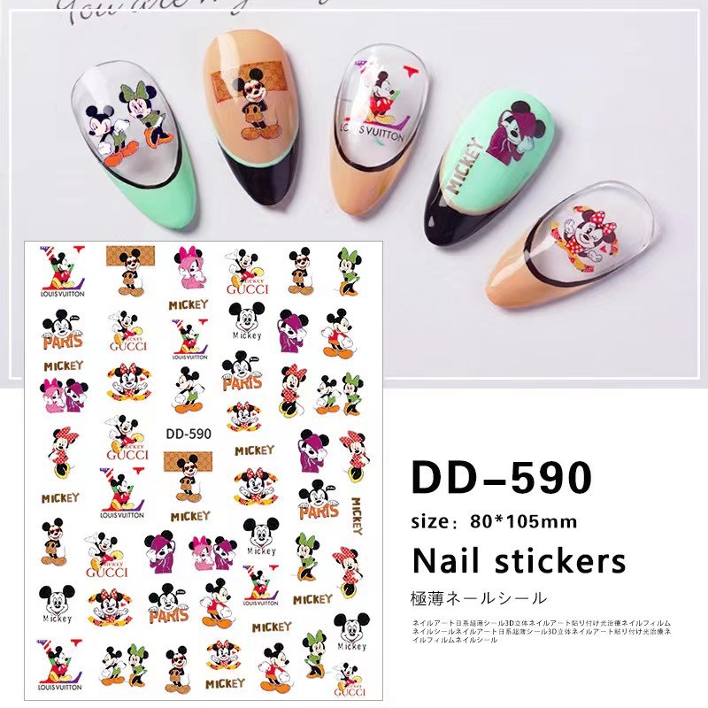 Sticker Thương Hiệu Louis Vuitton - Hình Dán LV Xinh Xắn