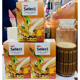Trà sữa 3 in 1 coop select 8gói x 20g