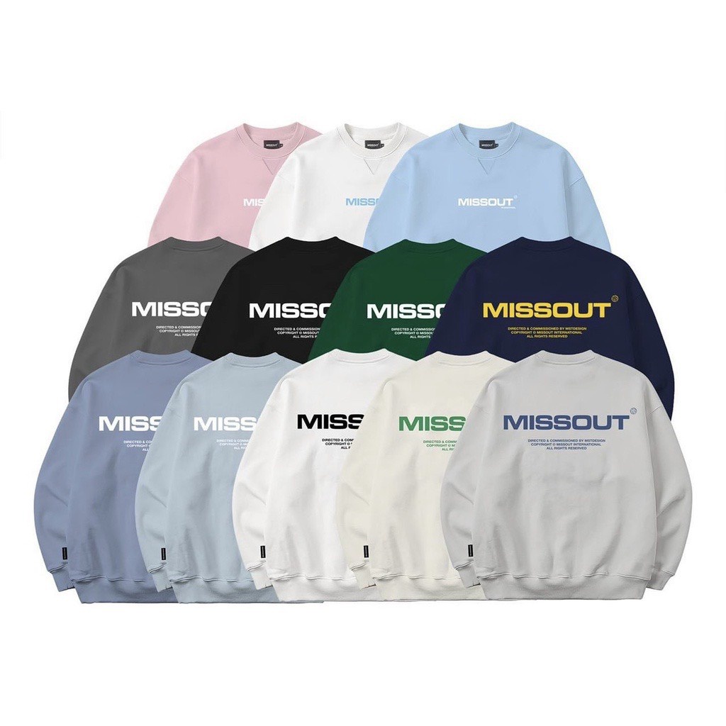 Áo Sweater Missout nam nữ form rộng Local Brand Unisex Wearzone