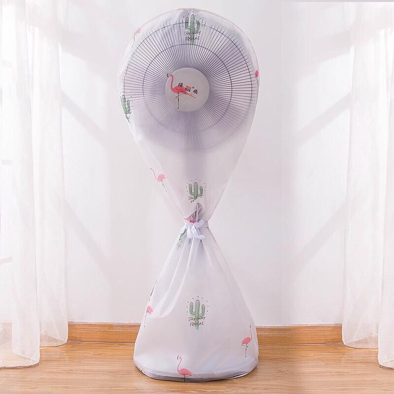Túi bọc quạt cây chống bụi chống thấm họa tiết dễ thương( giao ngẫu nhiên )_ BÁN BUÔN 247