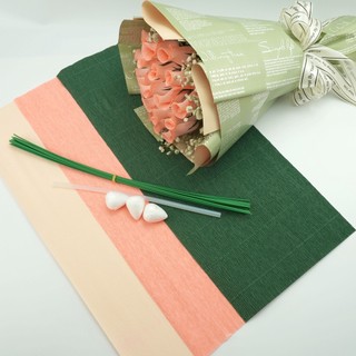 Set Làm Bó Hoa Hồng Giấy Nhún - Bó Hoa Hồng Giấy
