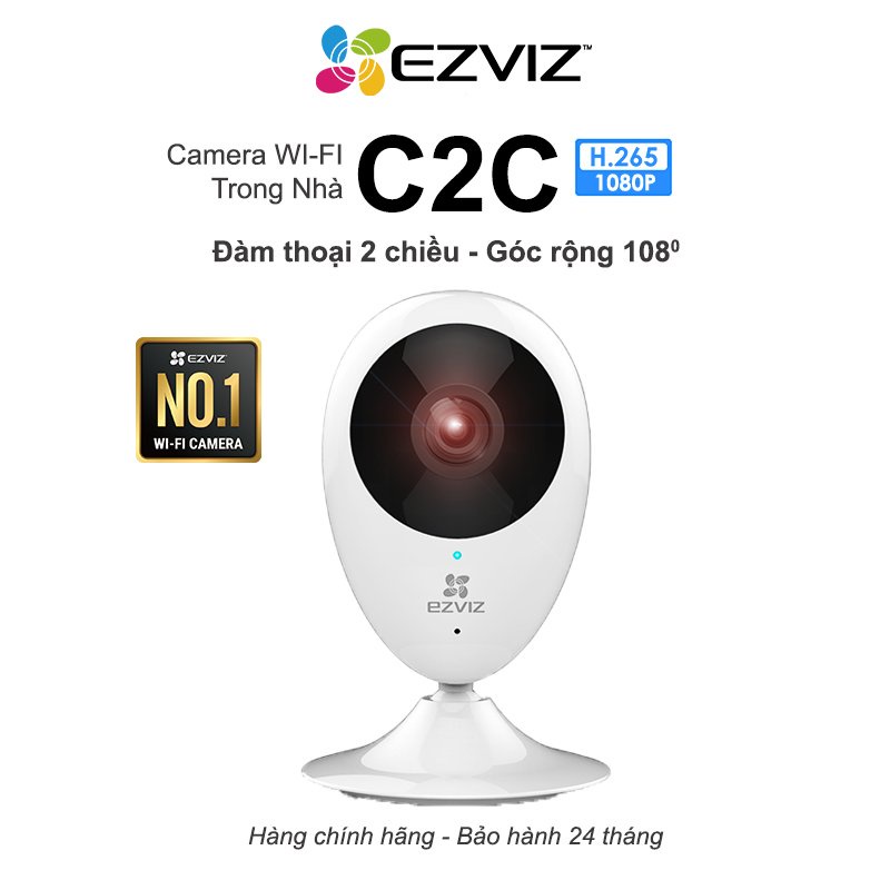 Camera WI-FI Trong nhà EZVIZ C2C 1080P 2MP, Dễ Dàng Lắp Đặt, Đàm Thoại Hai Chiều