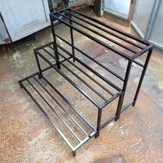 Kệ dài 100cm, rộng 25cm, cao cm, ghép bậc thang 2 tầng và 3 tầng kệ