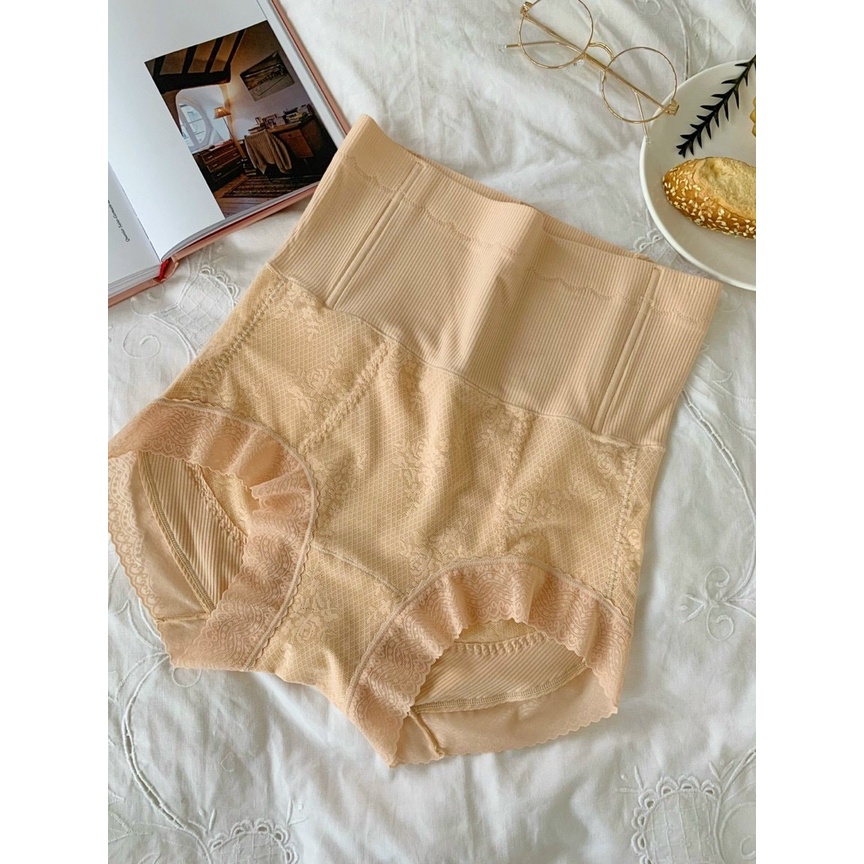 Quần lót nữ Embra gen bụng cạp cao định hình eo chất ren cao cấp EBQL61