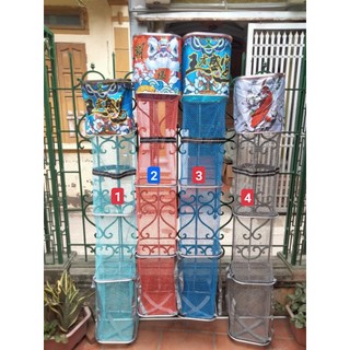 Rọng đựng cá vuông khung kim loại cao cấp 33x2.0m