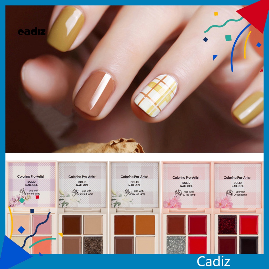 Sơn Móng Tay Dạng Gel Cứng 5g Trang Trí Nghệ Thuật Chuyên Nghiệp