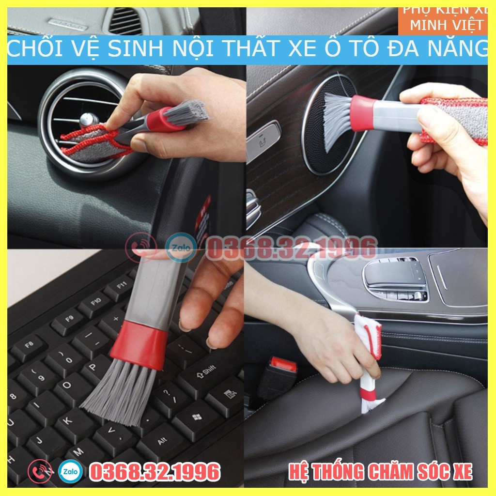 Chổi Vệ Sinh Cửa Gió Điều Hòa Ô tô - Chổi Vệ Sinh Chi Tiết Nội Thất Ô tô