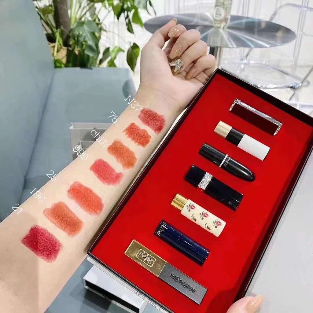 Bộ Son Môi Mẫu Thử May Mắn Thương Hiệu Lớn Thương Hiệu Dior Chính Hãng Làm Quà Tặng Bấ