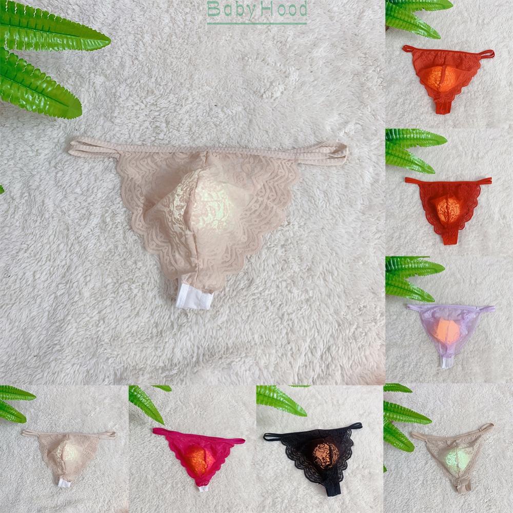 Sexy Men Lace Sheer Pouch G String Bikini Briefs Thongs Underwear Underpants Underwear#BBHOOD