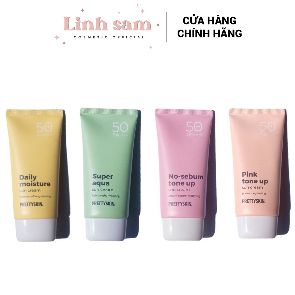 Kem Chống Nắng Giảm Dầu, Cân Bằng Độ Ẩm, Cấp Nước Pretty Skin 70ml