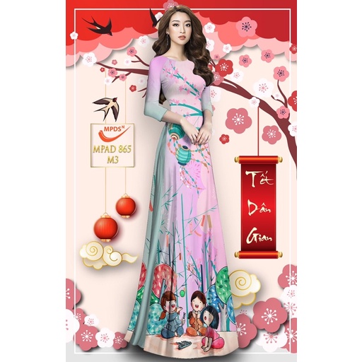 Vải may áo dài “Kí Ức Tuổi Thơ”
