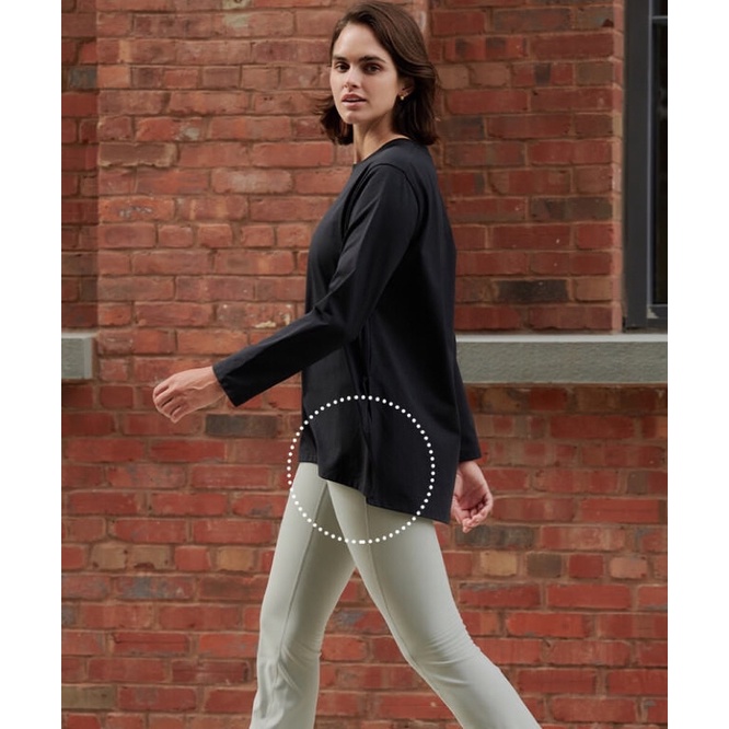 Áo thun dài tay xẻ hông Andar dư xịn đủ size