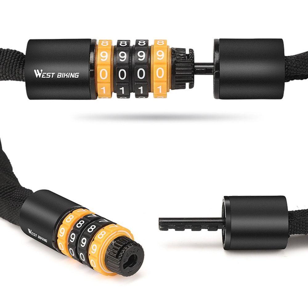 Dây Xích Khóa Xe Đạp Có Mật Khẩu An Toàn Tiện Dụng