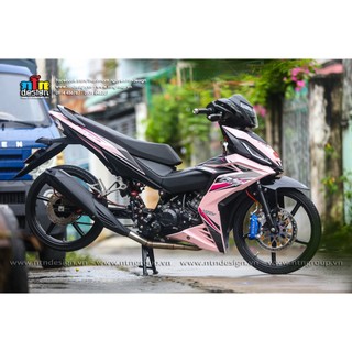 Tem Winner V1 - mẫu Rs150r ( Hồng Nhám)