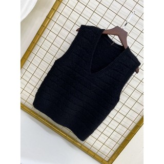 [Hàng có sẵn] Áo gile len thừng 1003