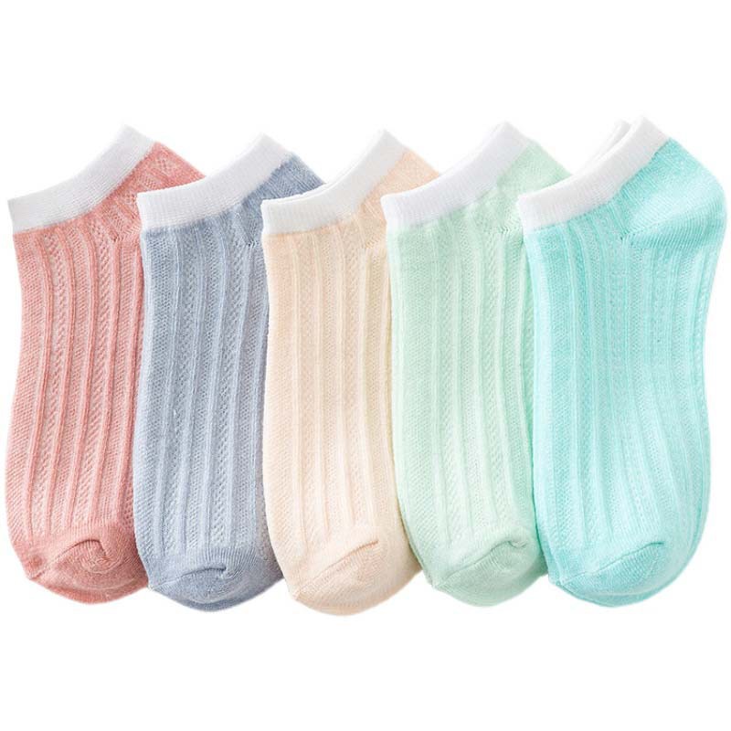 Set 5 Đôi Tất Nữ Cổ Ngắn Họa Tiết Xanh Lá Siêu Xinh , Chất Liệu Cotton Co Giãn Thoải Mái 88347 Shopkhotong vp88