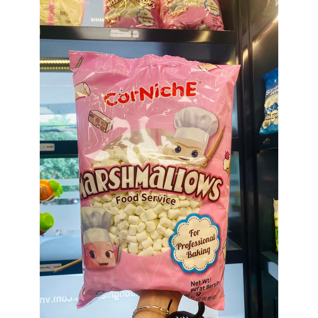 KẸO MARSHMALLOW TRẮNG 1KG NẤU KẸO NHANH TAN