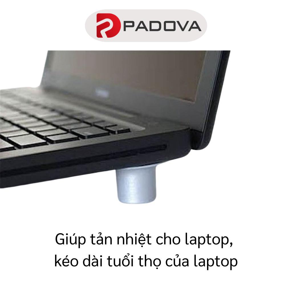 Set 4 Nút Silicone Kê Chân Laptop Tản Nhiệt, Chống Nóng Chống Trơn Trượt PADOVA 4858