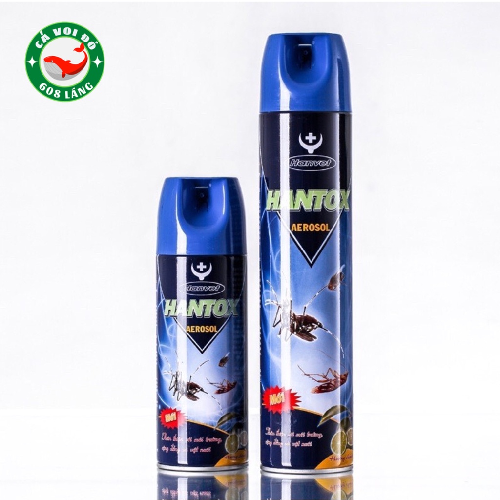 Bình xịt diệt côn trùng muỗi ruồi kiến gián - Hantox Aerosol hương chanh