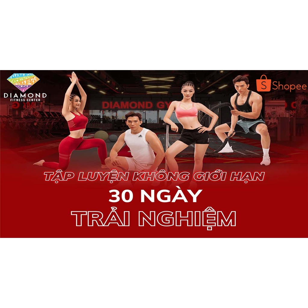 Gói tập Gym&Yoga 30 ngày tại Diamond Fitness Center