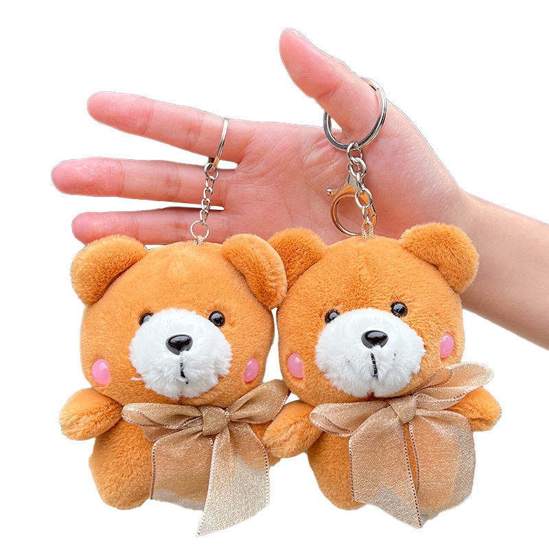 Móc Khóa Hình Gấu Bông 10cm Dễ Thương