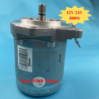  Motor Động Cơ Không Chổi Than 12V 24V 800W Cốt 10,8mm 