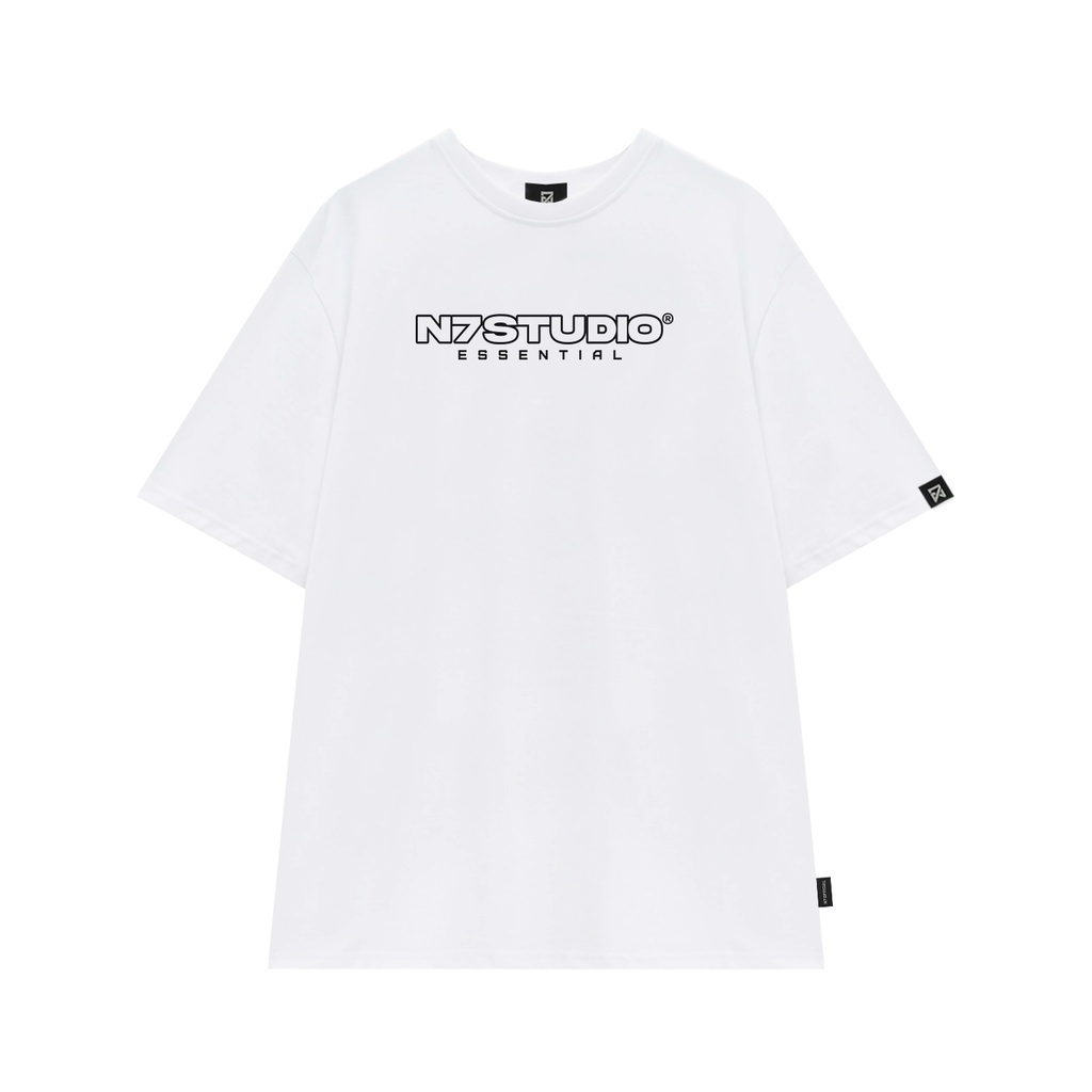 Áo thun unisex N7 Studio Essential phông tay lỡ nam nữ form rộng Local Brand