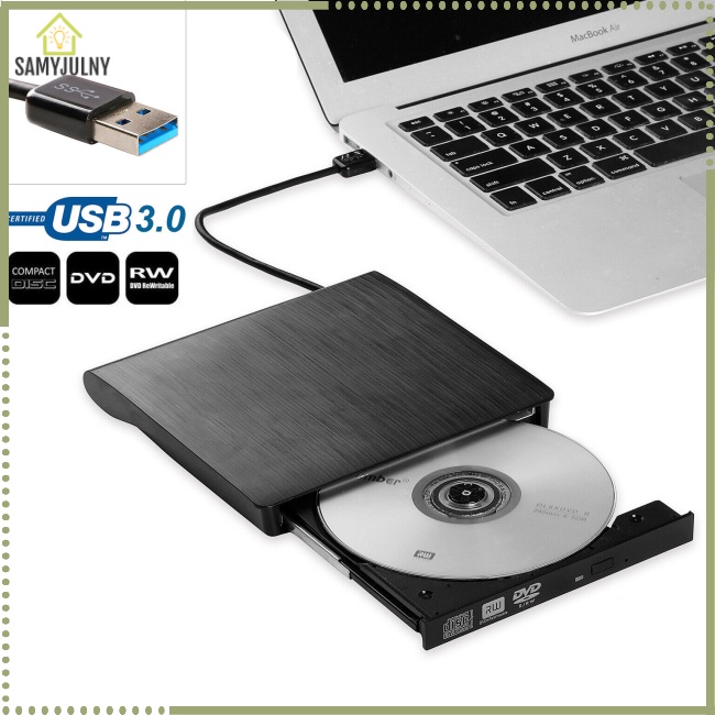 Đầu Đọc Đĩa Dvd Rw Cd Kết Nối Usb 3.0 5gbps Cho Laptop Pc