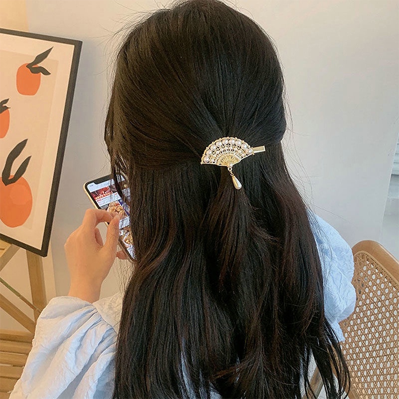 Kẹp Tóc Hợp Kim Họa Tiết Hình Học Thời Trang Hàn Quốc 2023