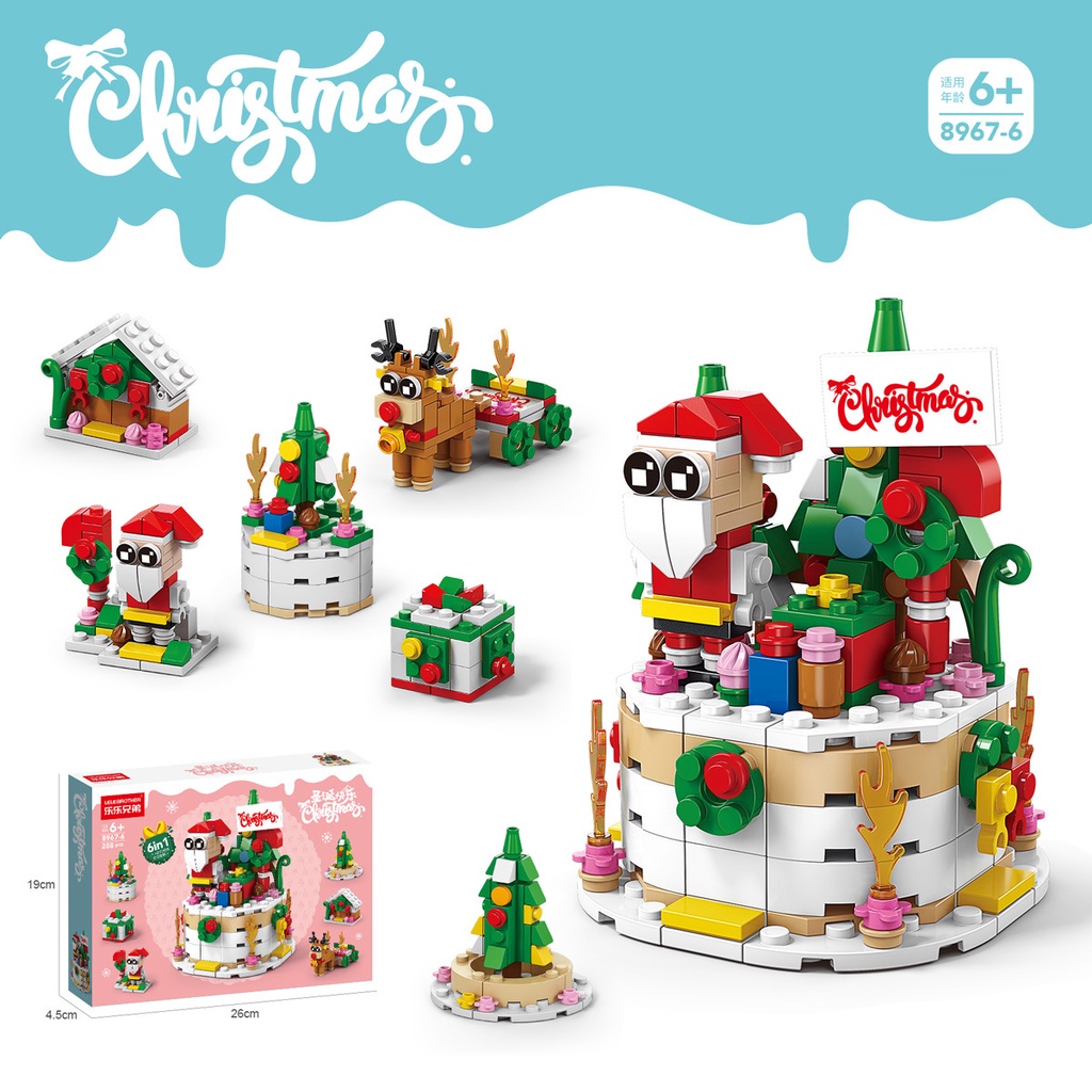 Đồ Chơi Khối Xây Dựng / Xây Dựng / Cây Thông / Ông Già Noel / Đồ Chơi Trẻ Em / Người Tuyết / Quà Giáng Sinh