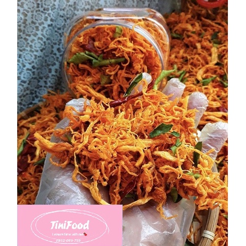 ĂN VẶT TINIFOOD CỰC NGON - KHÔ GÀ LÁ CHANH TÚI ZIP MINI 20G, 50G
