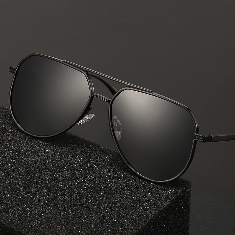 Kính Mát Phân Cực Gọng Hợp Kim Nhôm Thay Đổi Màu Sắc Dành Cho Nam