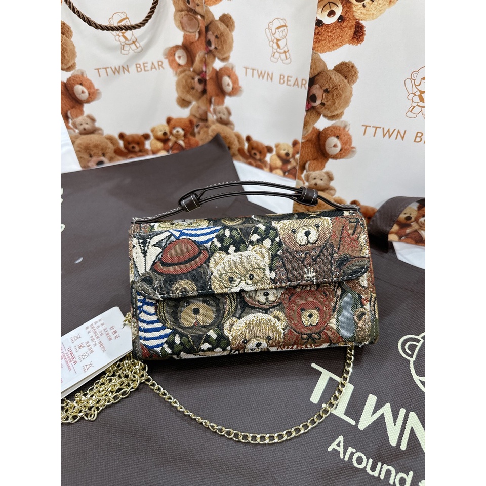 [HÀNG MỚI VỀ ] VÍ CẦM TAY-ĐEO CHÉO PHÙ HỢP ĐI TIỆC ĐI CHƠI THỜI TRANG - CHÍNH HÃNG TTWN BEAR - PICK TẠI STORE