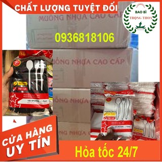 1 thùng 5000 cái muỗng nhựa Cao Cấp