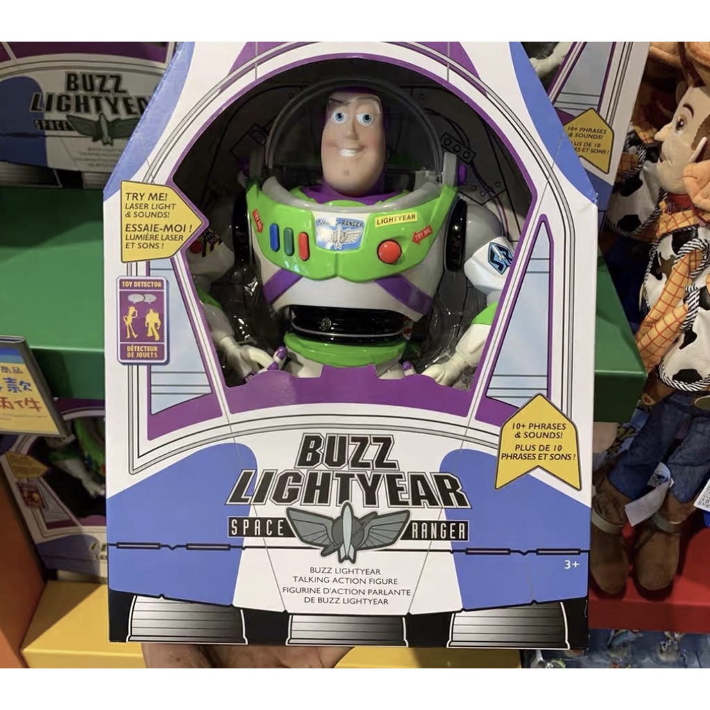 Mô Hình Nhân Vật Buzz Lightyear Trong Phim Hoạt Hình Toy Story 4 Có Âm Thanh Phát Sáng Độc Đáo